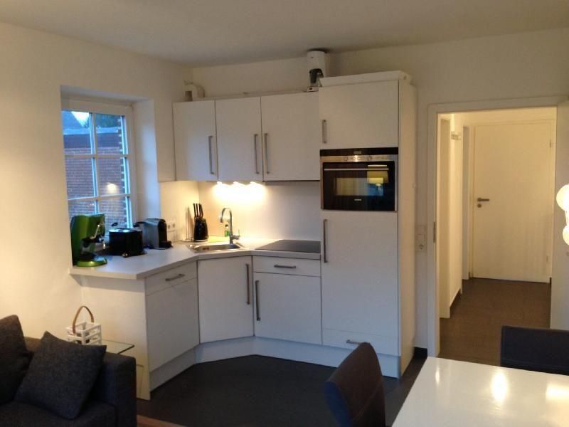 Küche einer Ferienwohnung auf Sylt