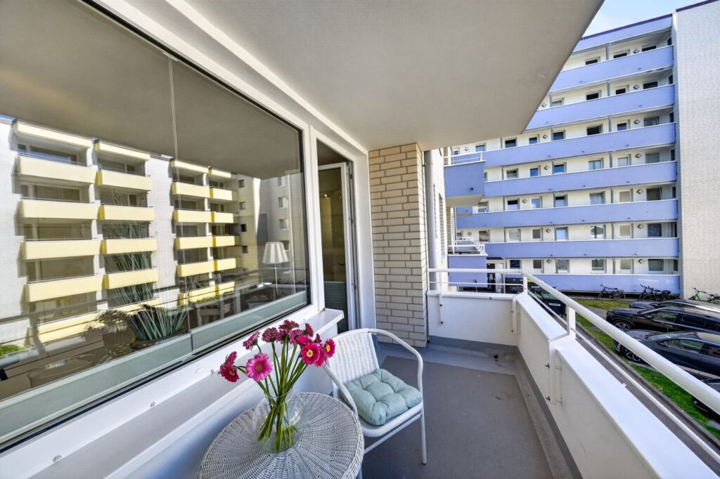 Balkon zu Ferienwohnung auf Sylt