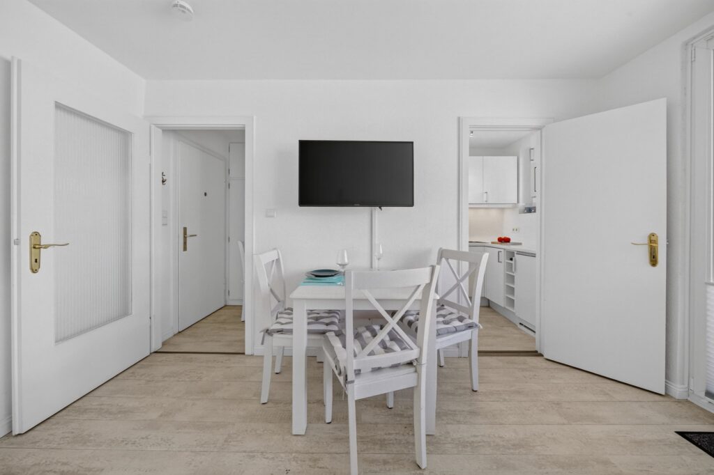 Esstisch in Ferienwohnung auf Sylt
