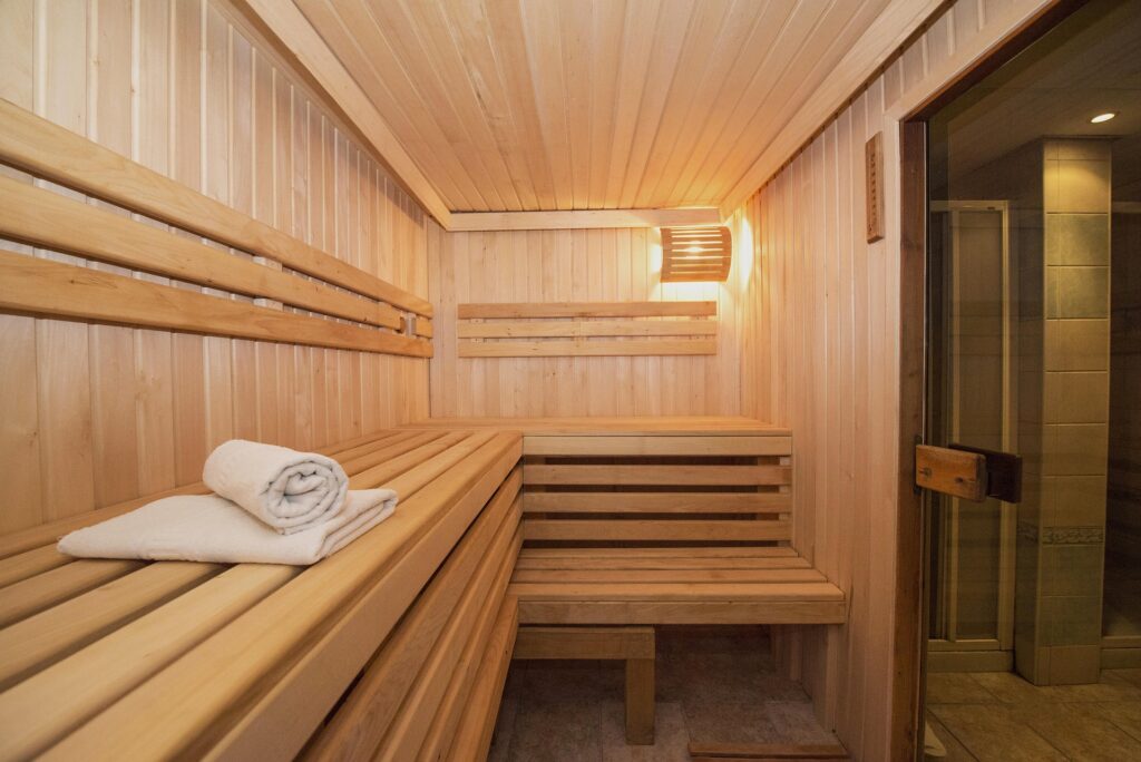 Sauna in Ferienwohnung in Westerland